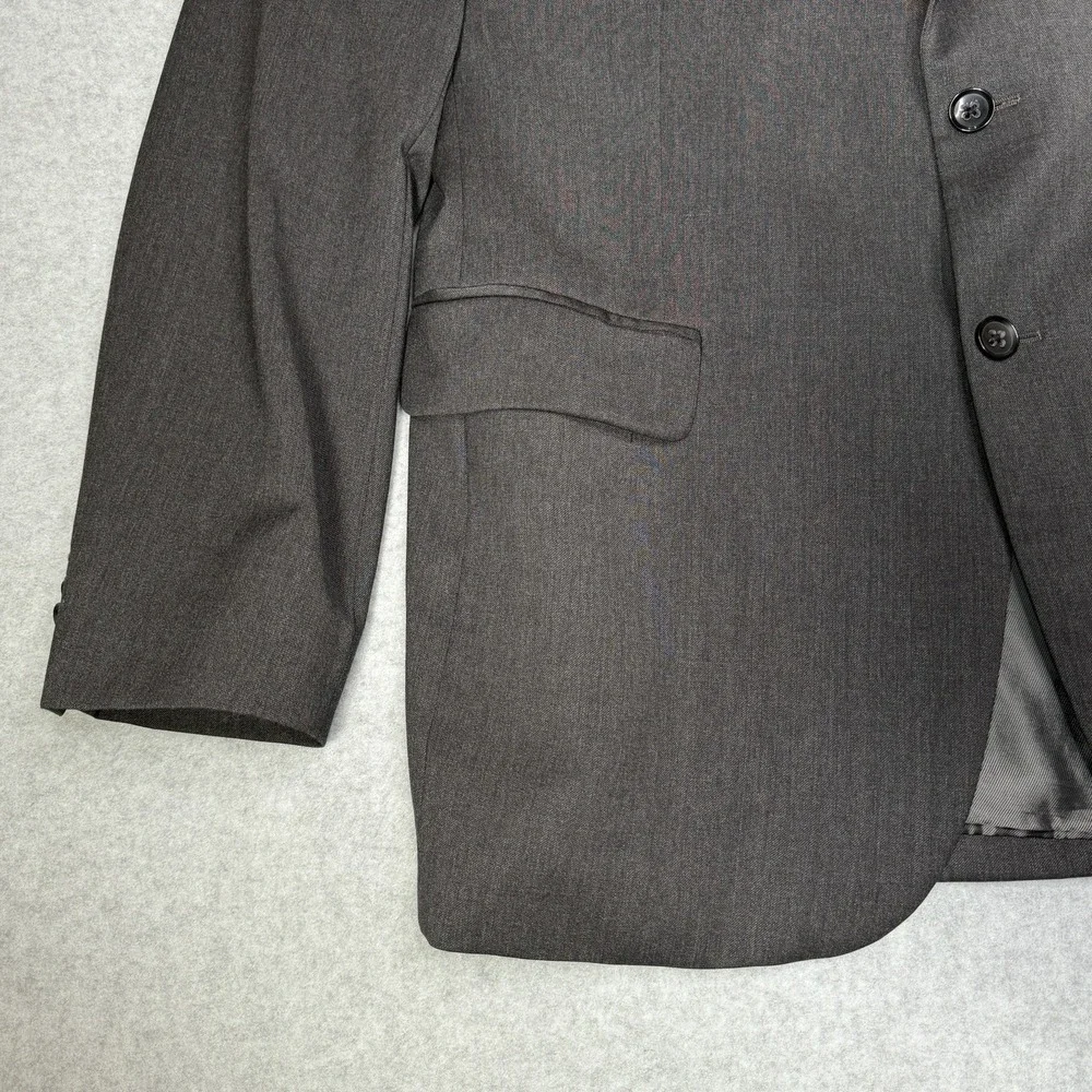 Banana Republic Lanificio F. LLI Cerruti Blazer Men's 44 R Modern Fit Wool Gray